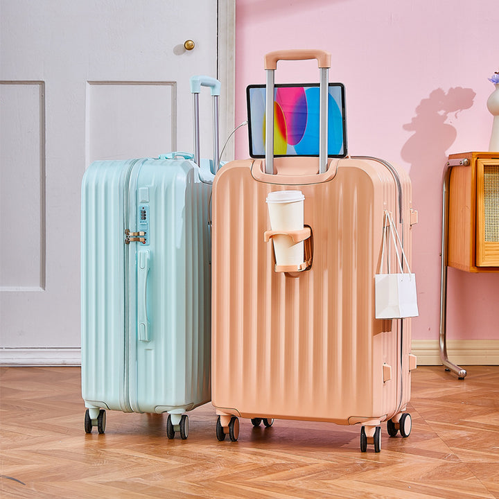 Functional Tech-Integrated Rolling Suitcase Kalsten