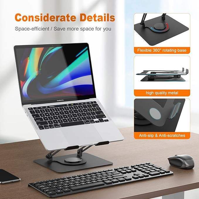 Height adjustable laptop stand Kalsten