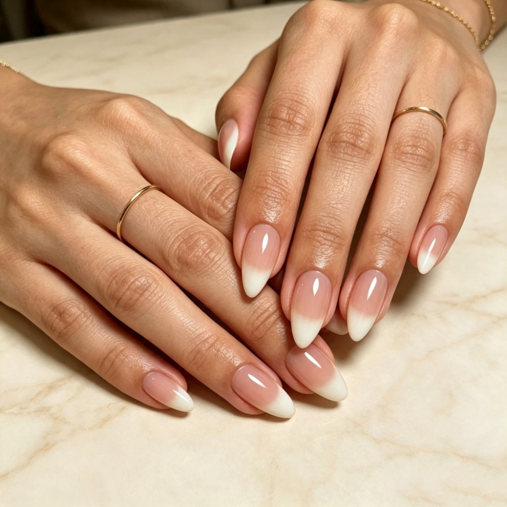 Artificial nails with pointed ombre design Kalsten