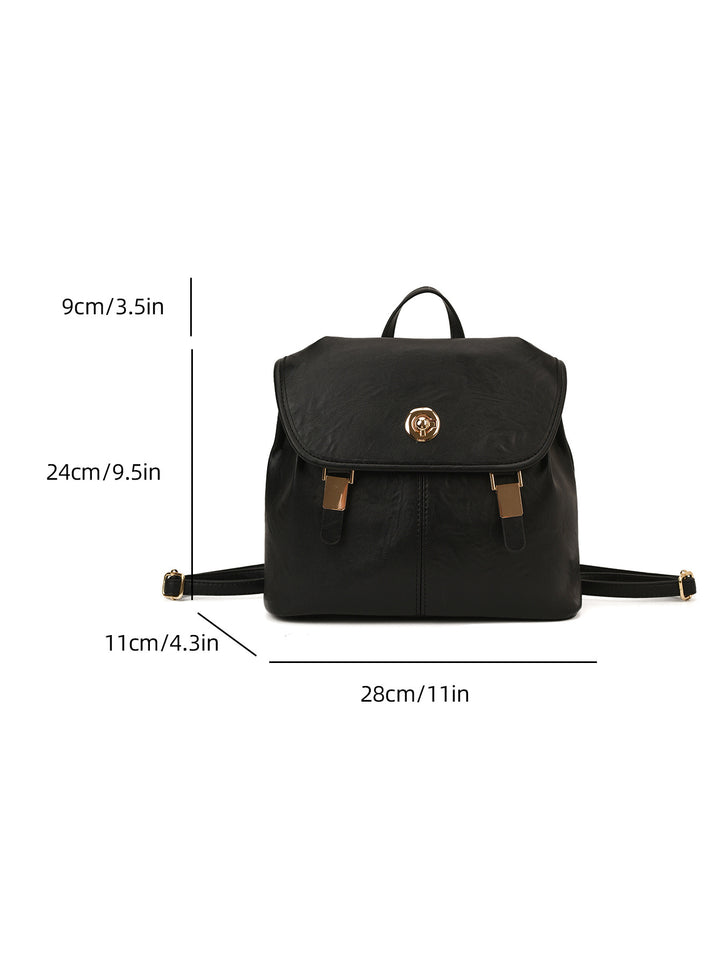 Vintage-Inspired Leather Backpack Kalsten
