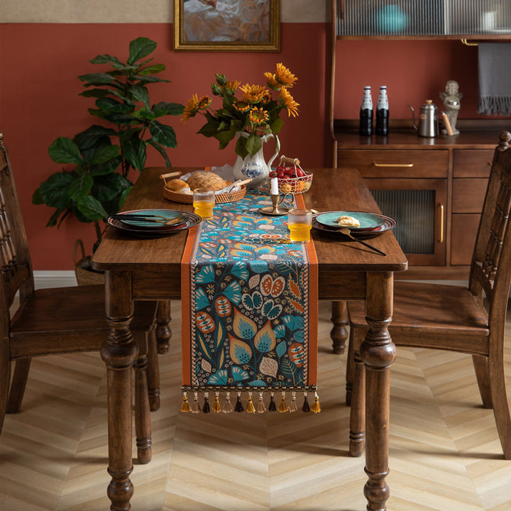 Ornate Paisley Table Runner
