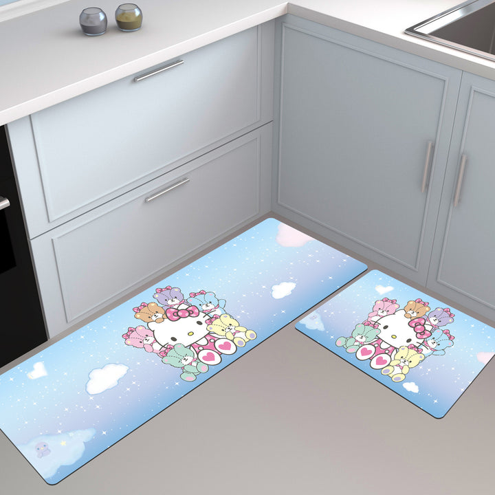 Cute Character Kitchen Mat Set