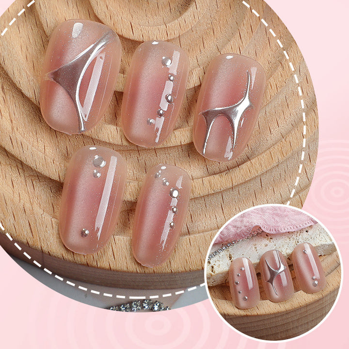 Elegant Press-On Nail Set with Premium Design