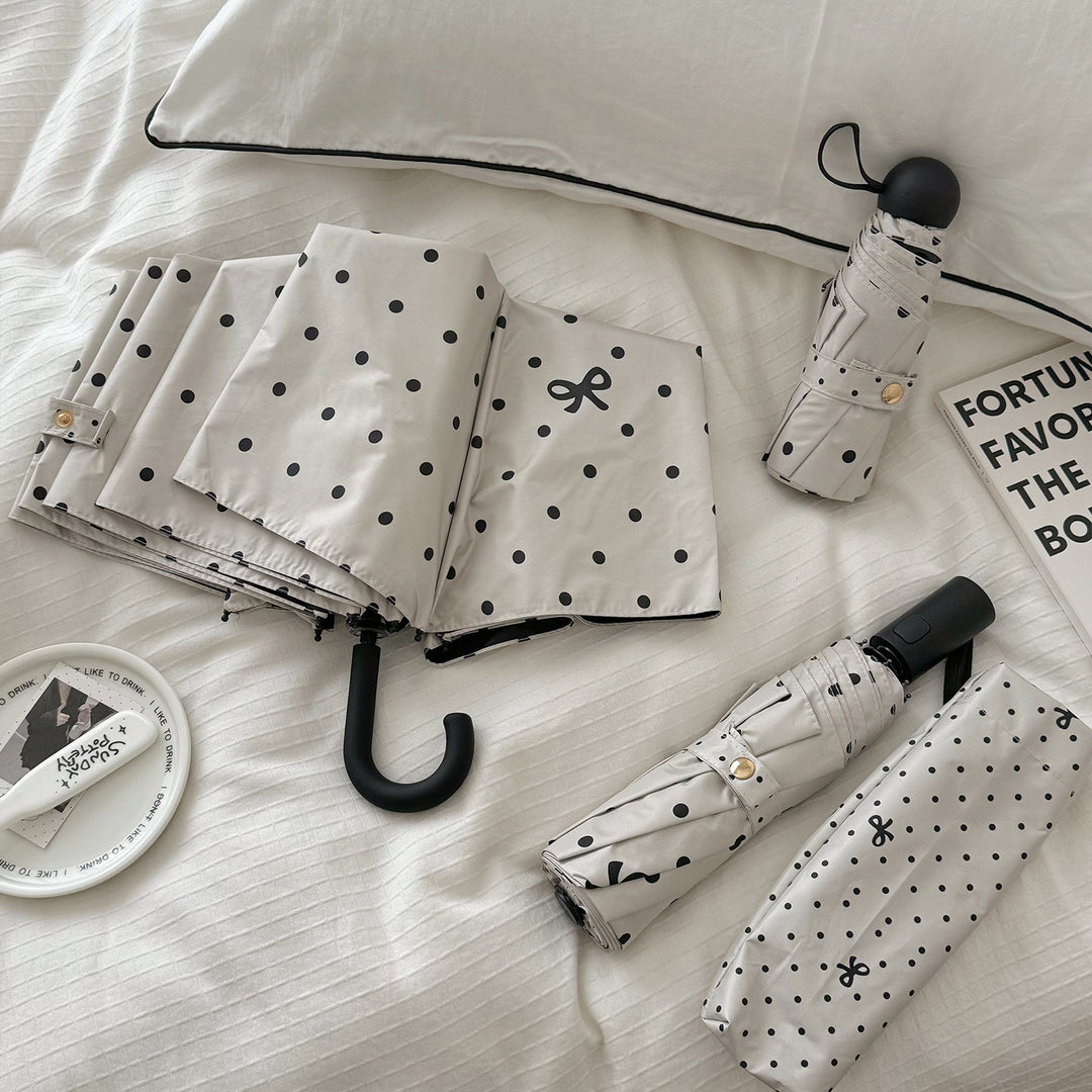 Ladies compact umbrella with stylish polka dot design Kalsten