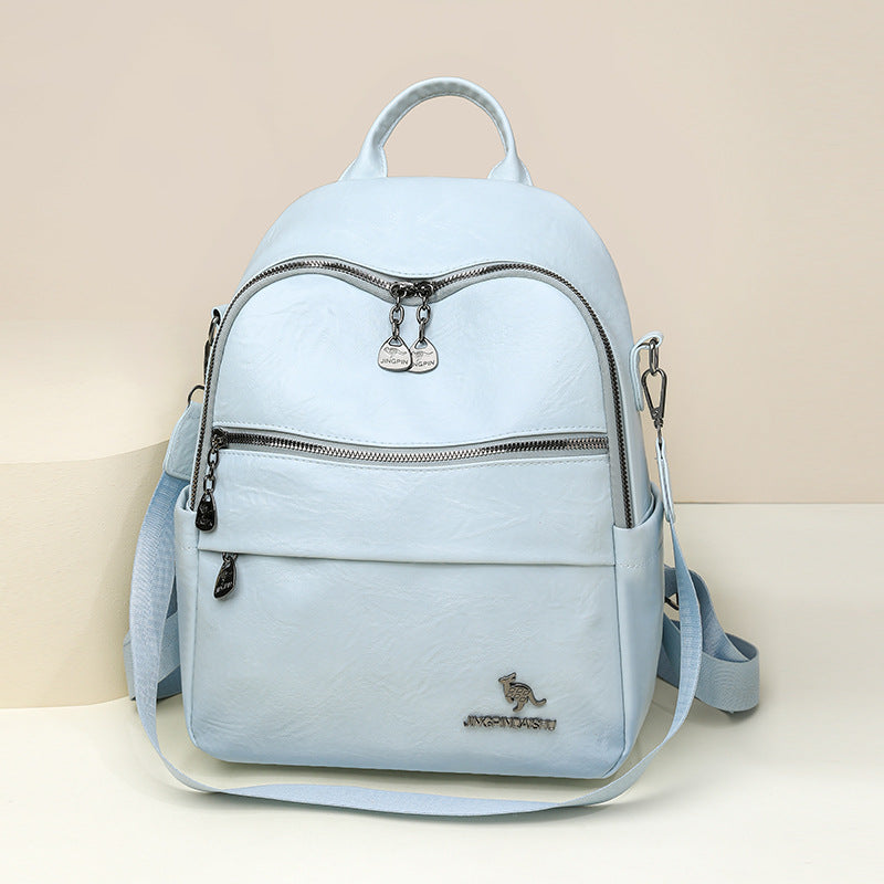 Luxurious Retro Leather Backpack Kalsten