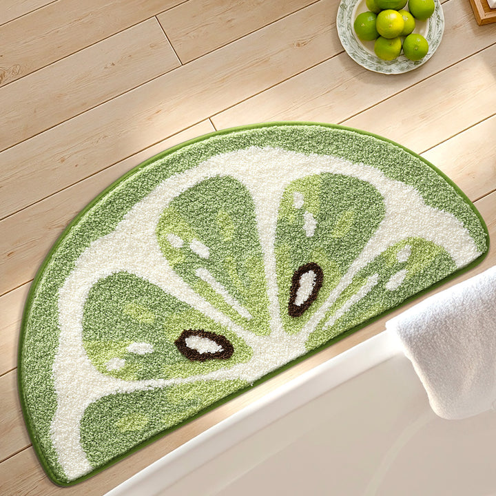 Decorative Lemon Shaped Rug for Home Decor