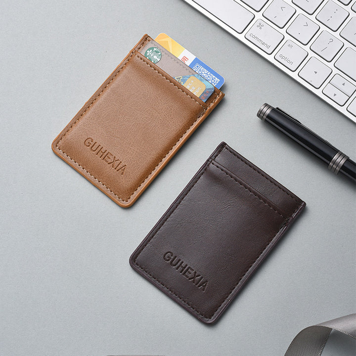 Sleek Leather Card Holder Kalsten