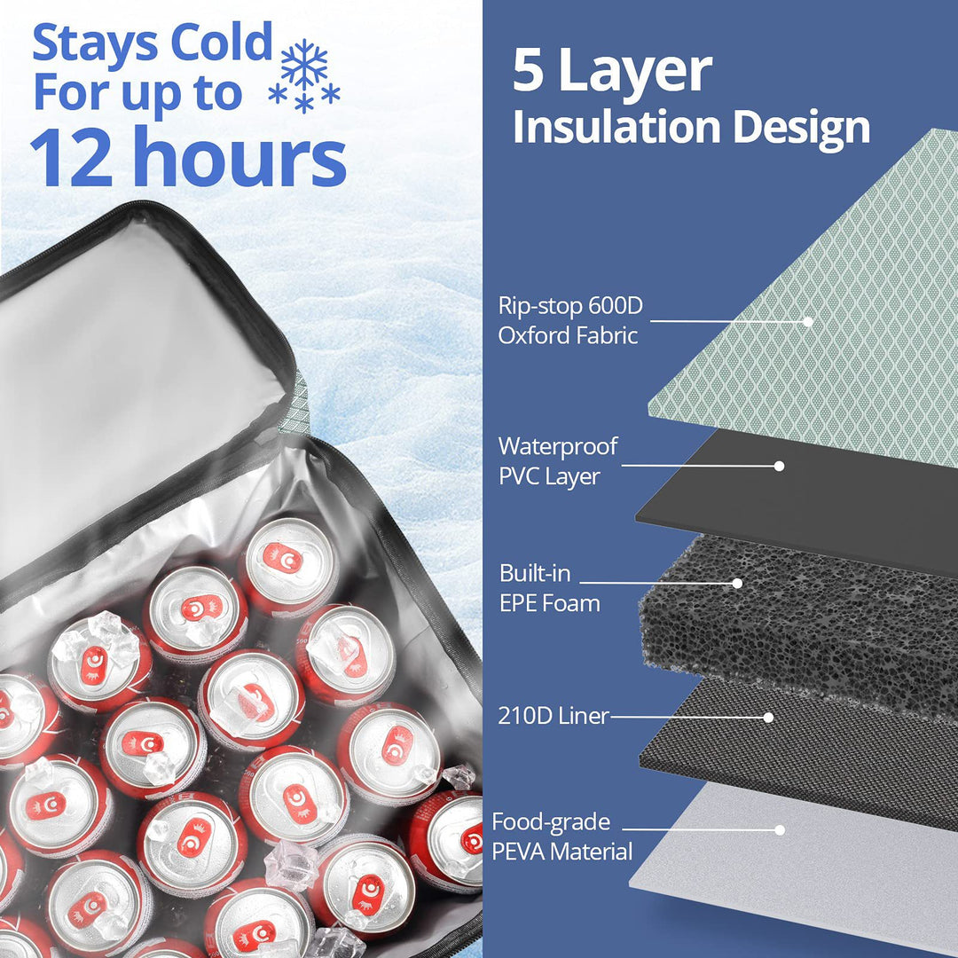 Multi-Purpose Insulated Cooler Tote Kalsten