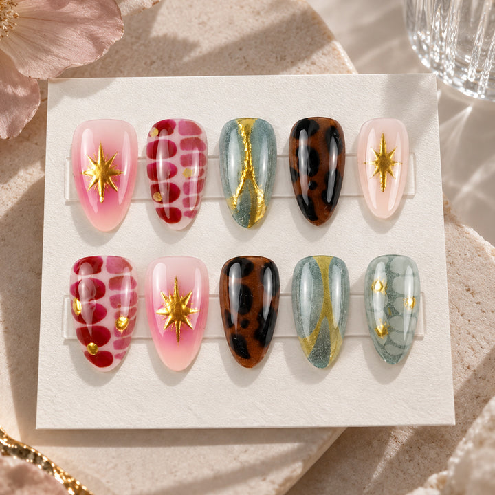 Decorative Artistic Press-On Nails