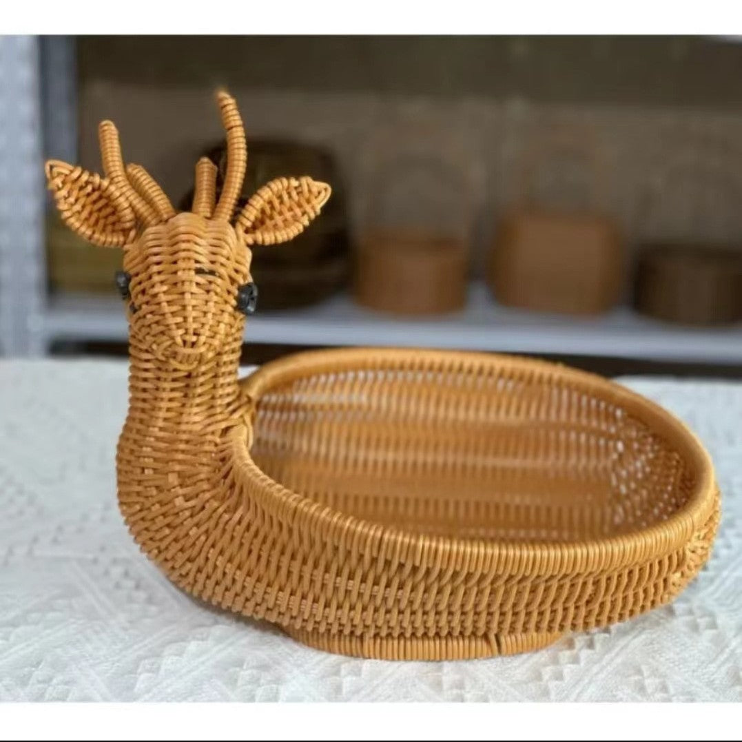 Decorative Woven Duck-Shaped Basket Kalsten