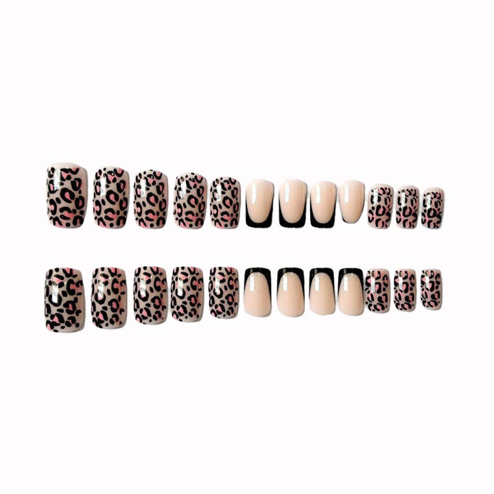 Statement Leopard Print Nail Art Set