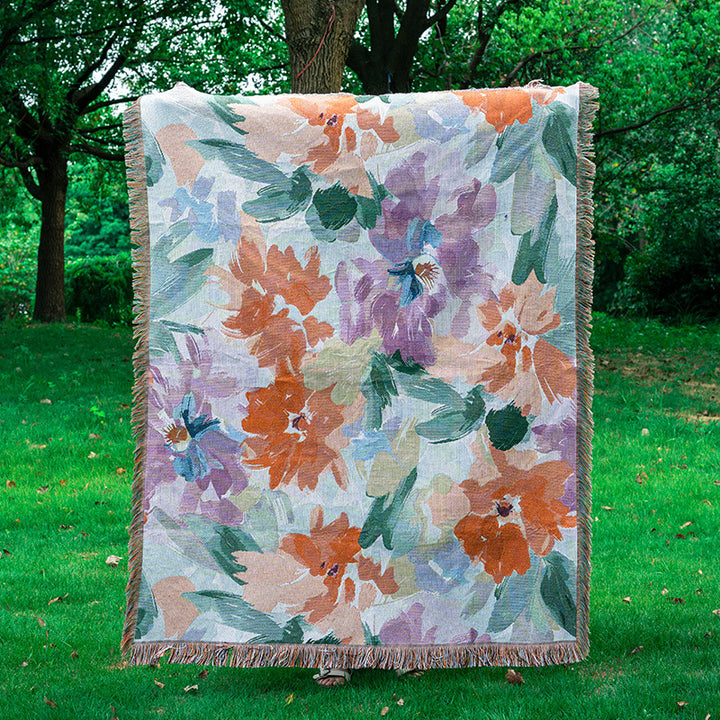 Cozy Graphic Throw Blanket