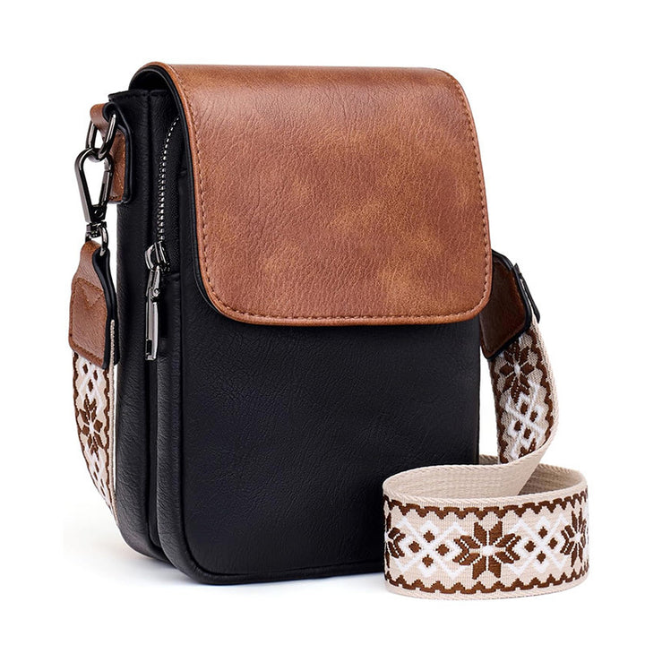 Small crossbody bag with decorative shoulder strap Kalsten