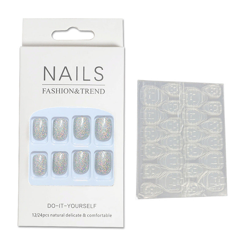 DIY Glitter Press-On Nails Kalsten