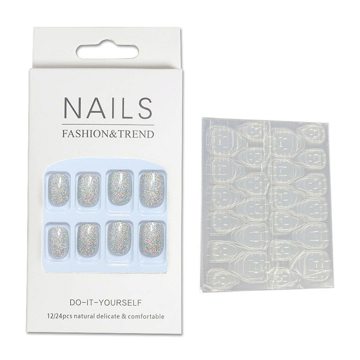 DIY Glitter Press-On Nails Kalsten