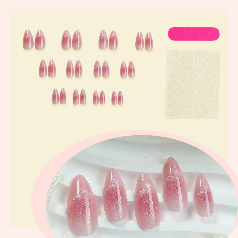 High-Quality Press-On Nail Set with Gradient Design Kalsten