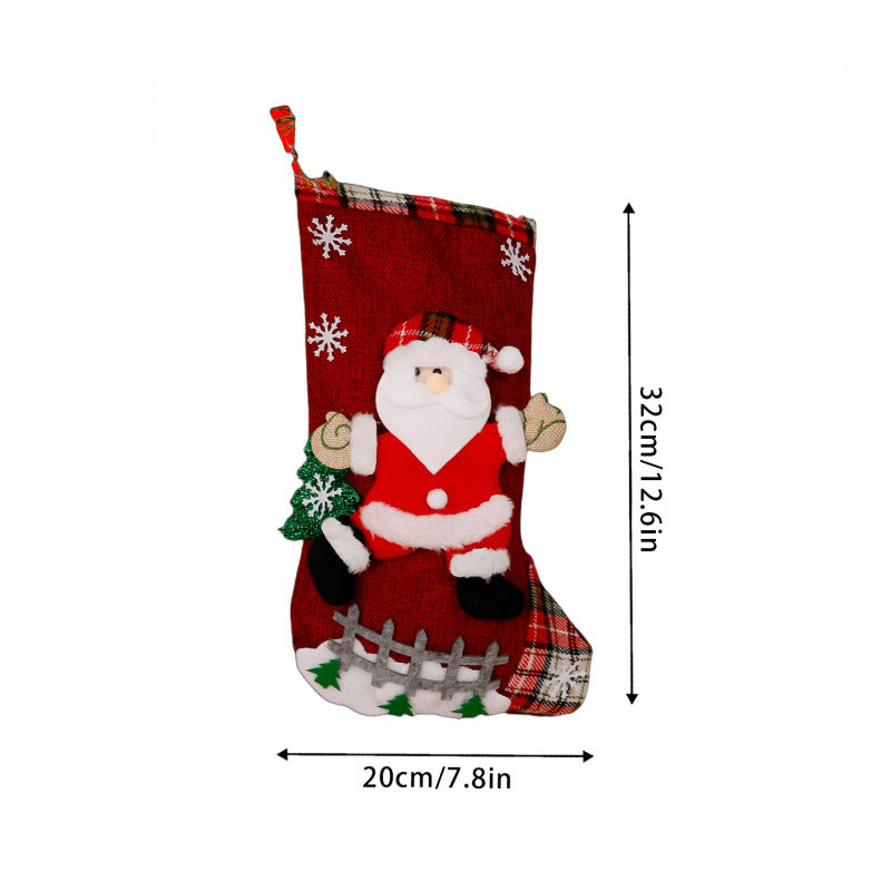 Fun Christmas stocking with reindeer motif Kalsten