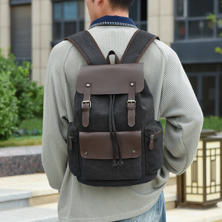 Vintage Canvas Rucksack Kalsten