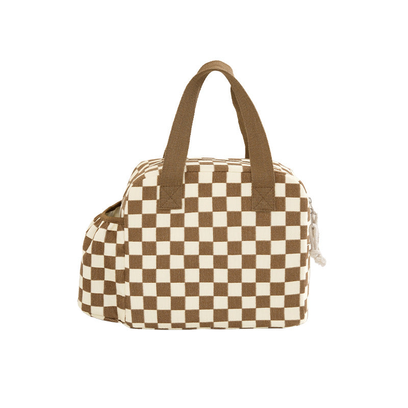 Insulated Lunch Tote with Beverage Holder Kalsten