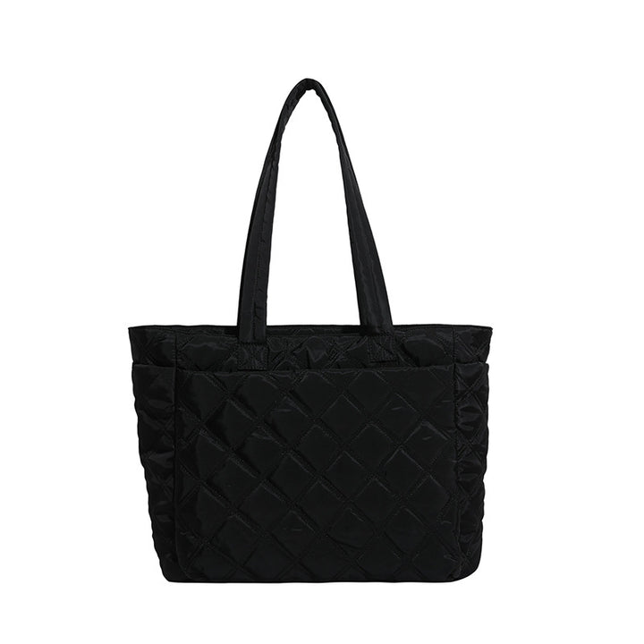 Insulated Quilted Tote Bag