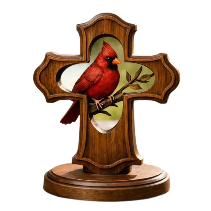 Decorative cross figure with Cardinal Kalsten
