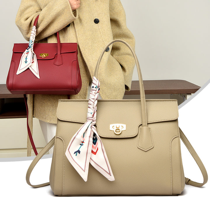 Structured Textured Handbag Kalsten