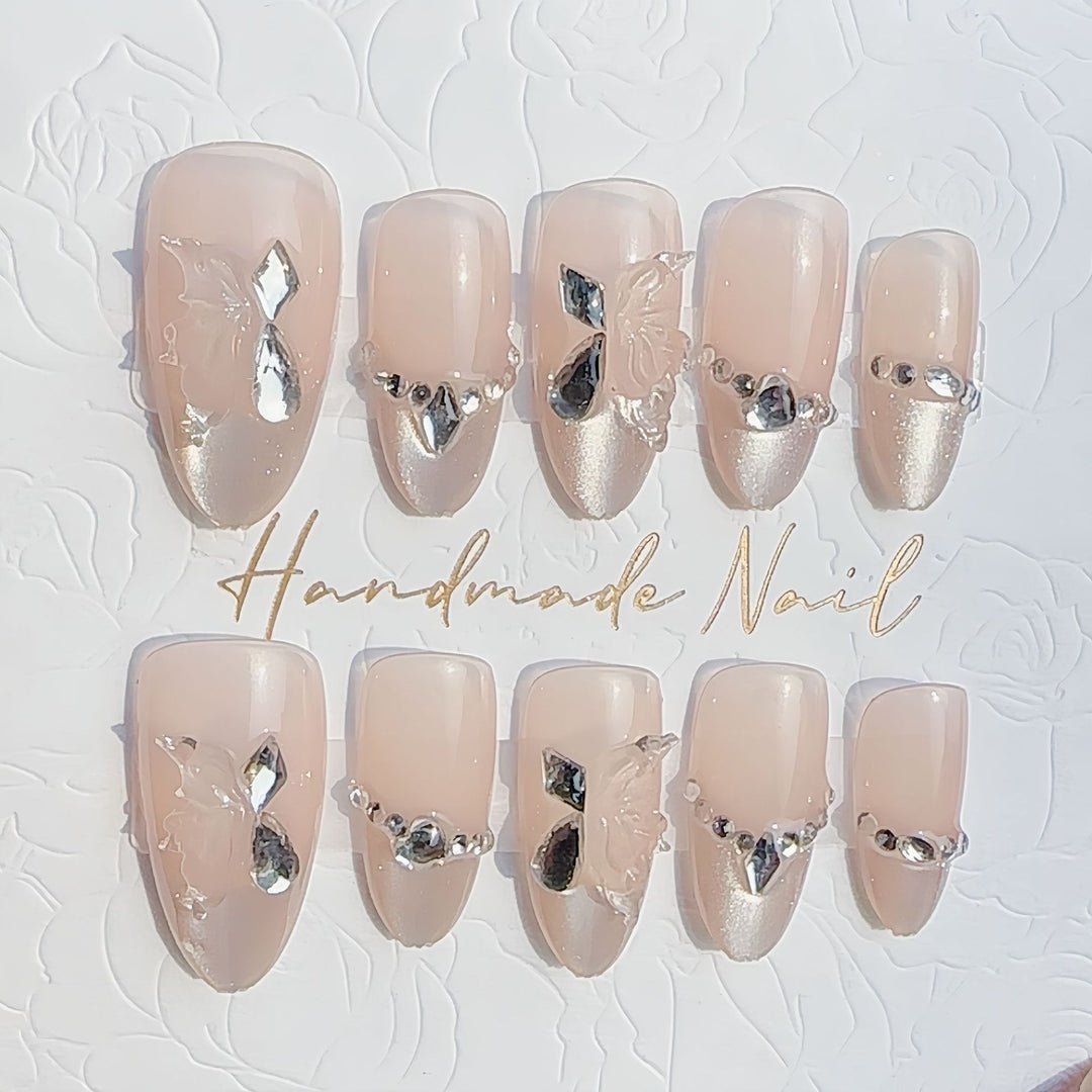 Artistic Press-On Nail Design Kalsten 1789803418