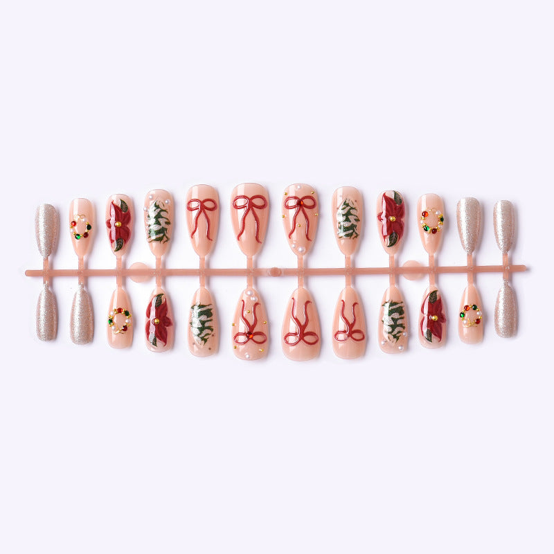 Festive Themed Press-On Nail Art Set