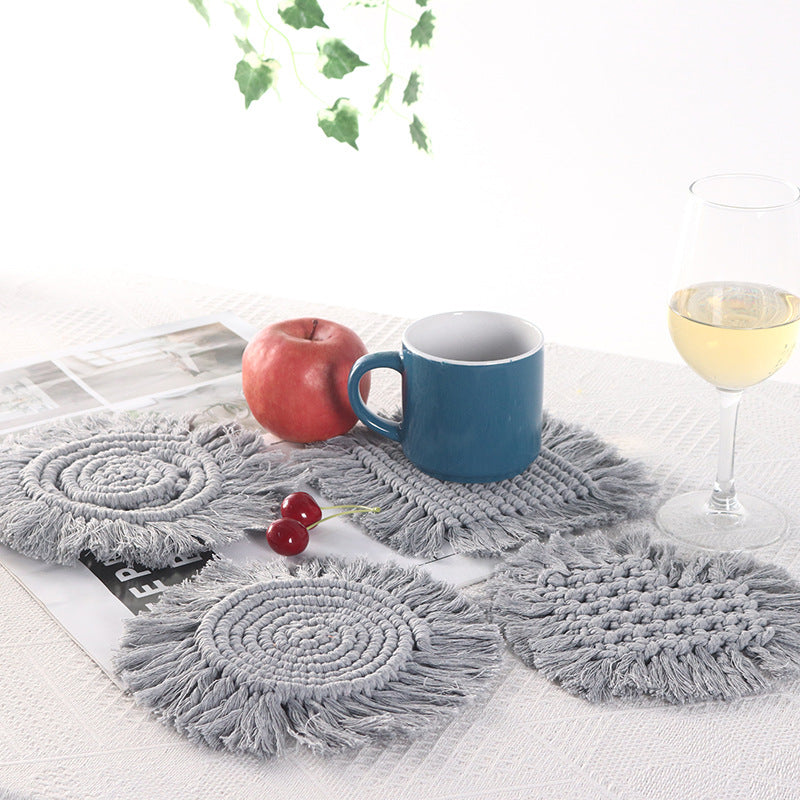 Crochet Fringe Coaster