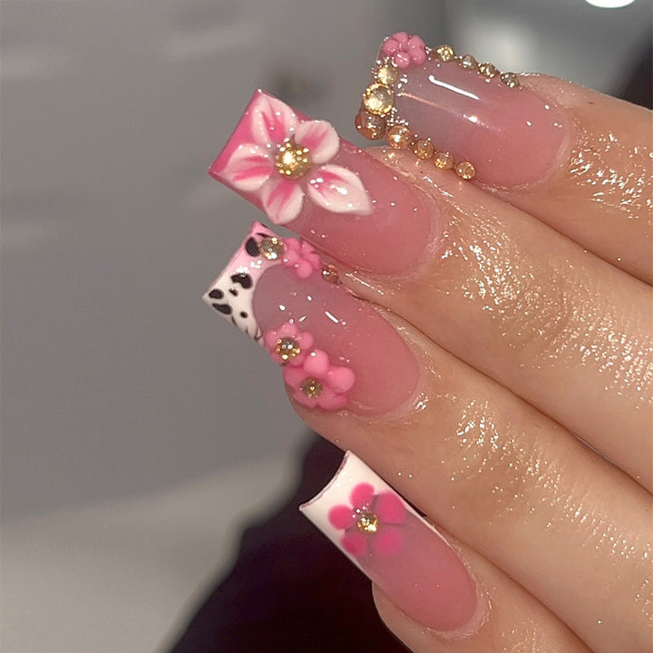Artistic Floral Press-On Nail Design Kalsten 1789389515