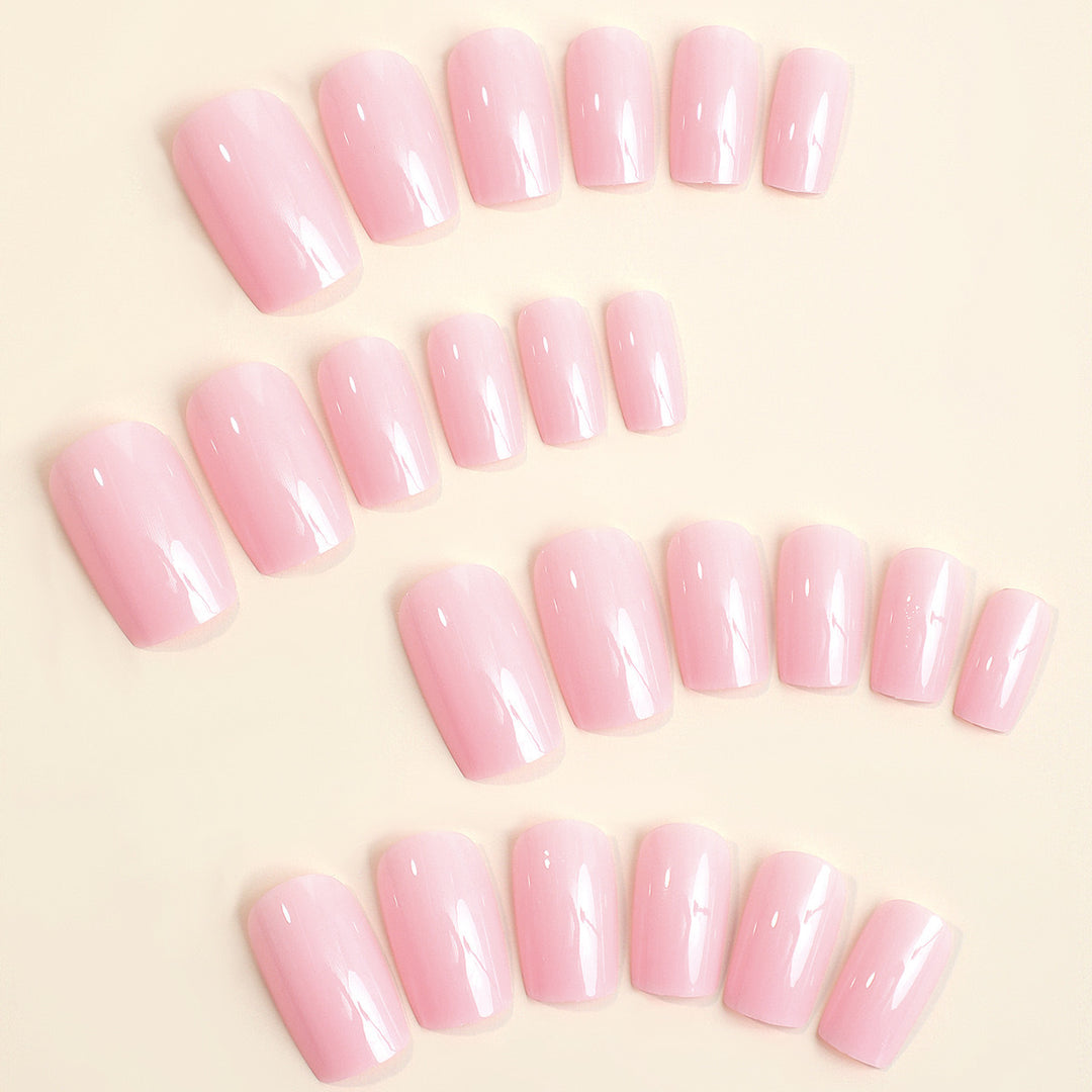 Artificial nail set with high-gloss finish and elegant shape Kalsten
