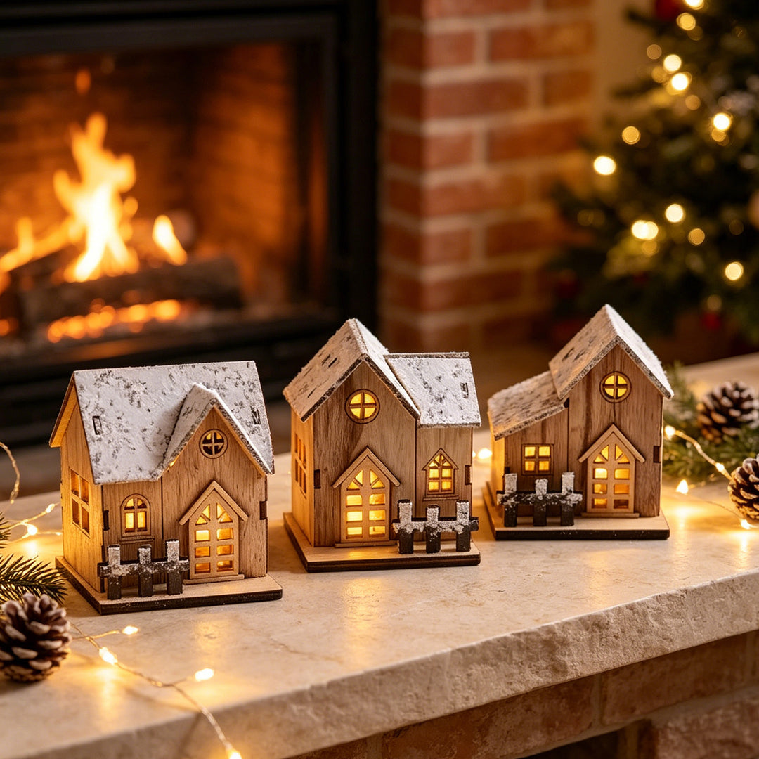 Decorative Christmas Stone House