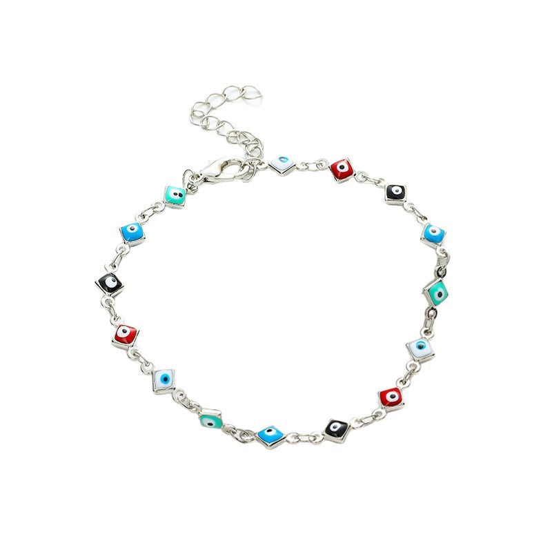 Multi-Colored Evil Eye Bracelet Kalsten