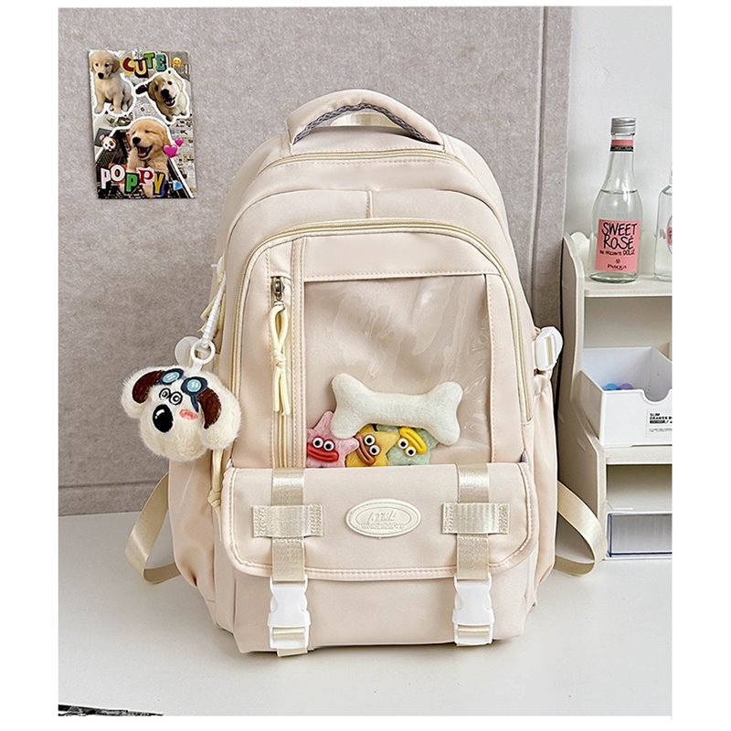 Transparent Window Pet-Friendly Backpack