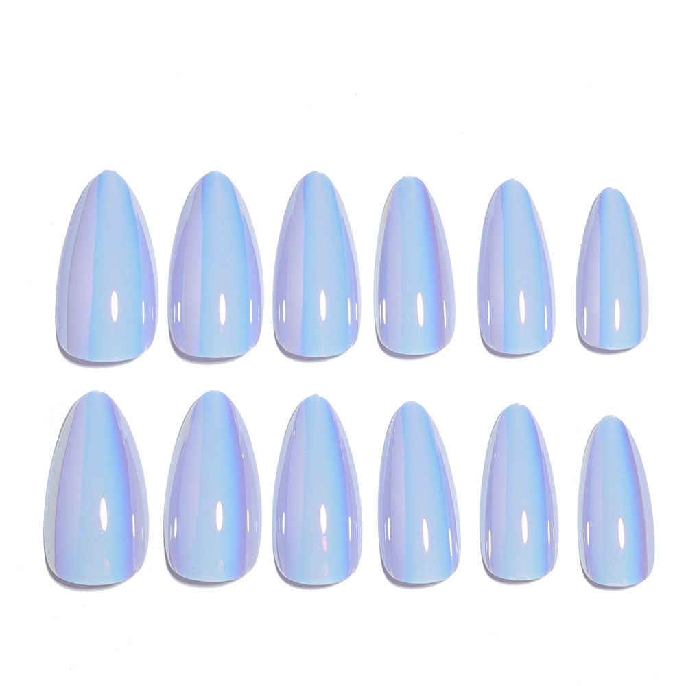 Elegant Glossy Almond-Shaped Press-On Nails Kalsten