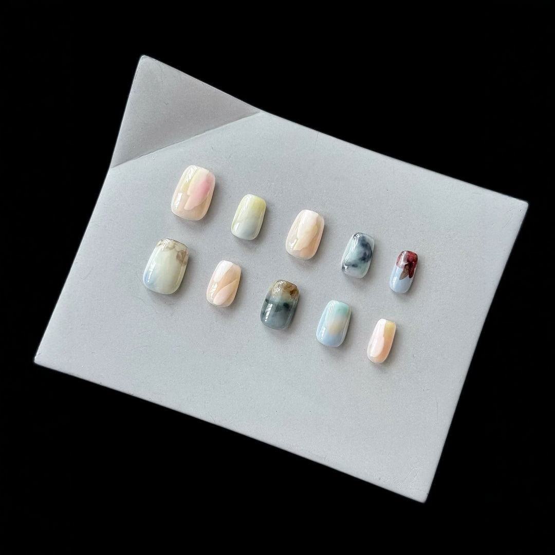 Artistic Marble Effect Nail Art Set