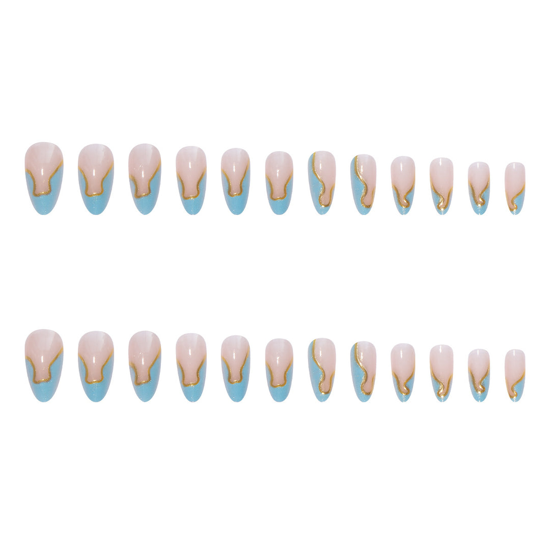 Elegant artificial nail tips with stylish design Kalsten