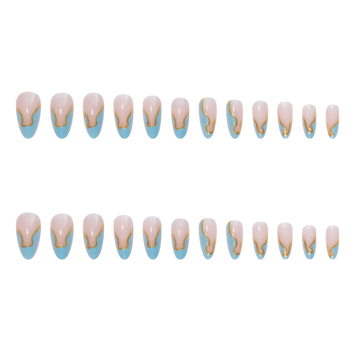 Elegant artificial nail tips with stylish design Kalsten