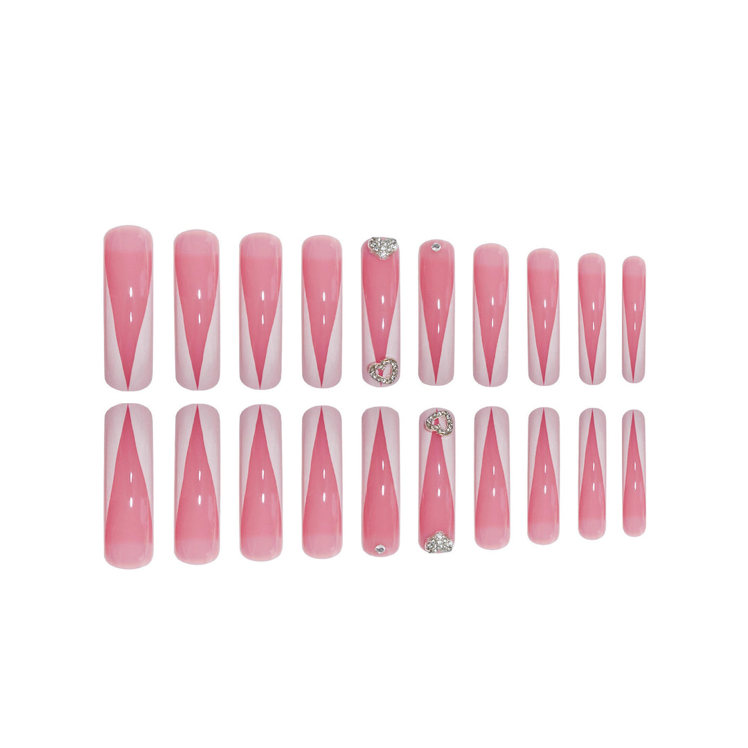 Elegant Sculpted Press-On Nail Set Kalsten
