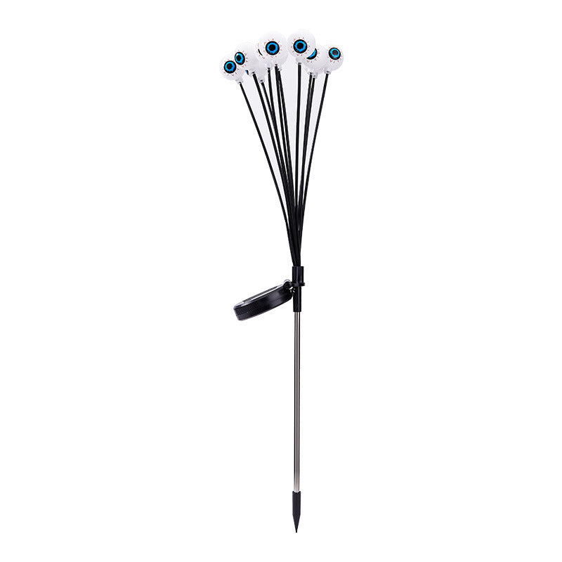 Creepy garden lights with eye motif Kalsten