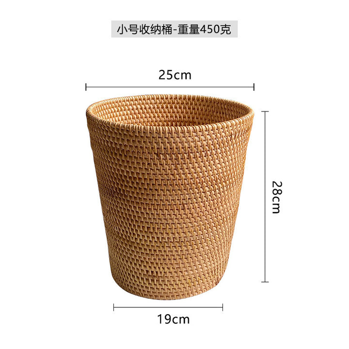 Women rectangular storage basket with practical handle Kalsten