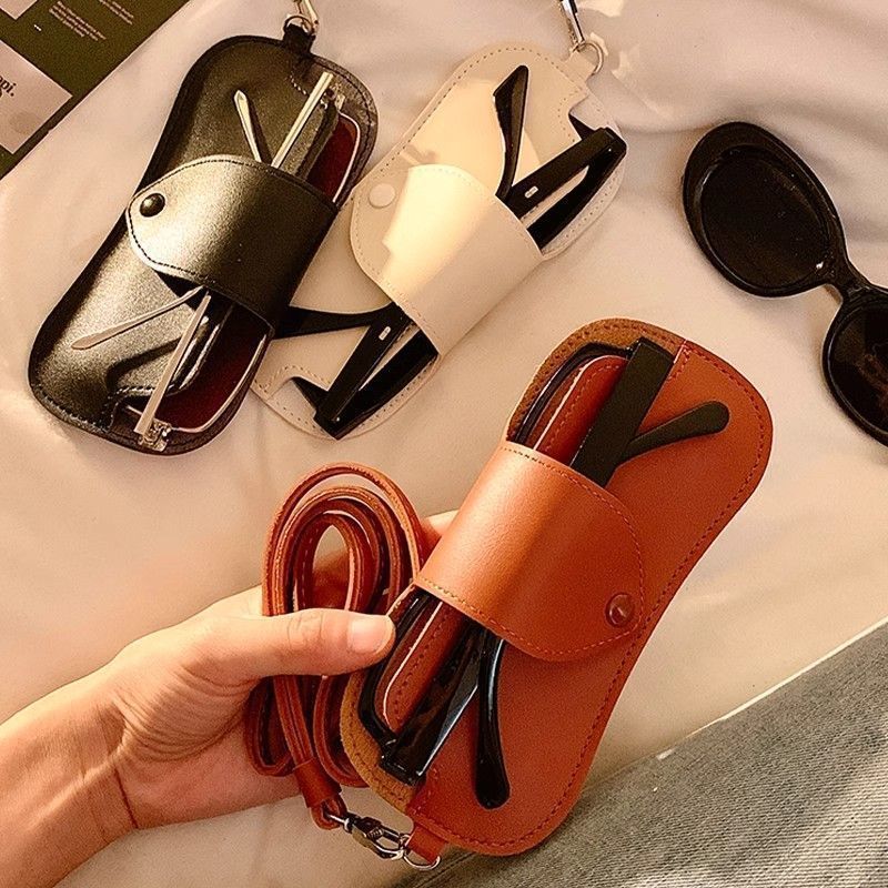 Leather Eyewear Case with Adjustable Strap Kalsten