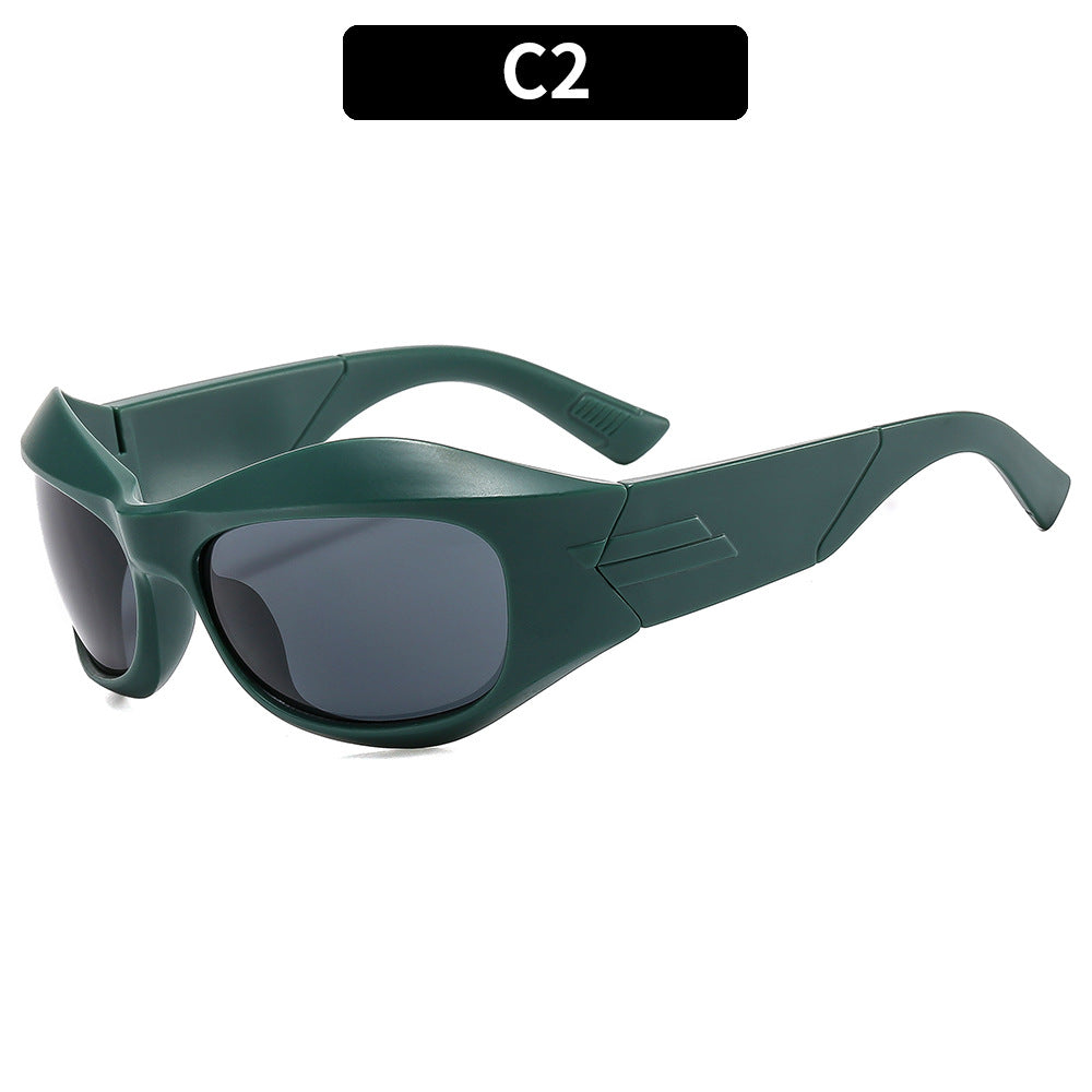 Sporty Protective Wrap Sunglasses