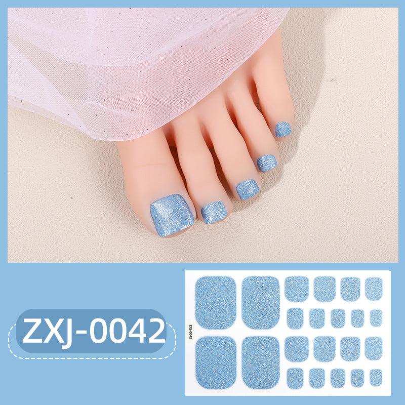 Glittery Toe Nail Wraps  1790954463