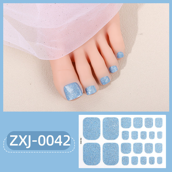 Glittery Toe Nail Wraps  1790954463