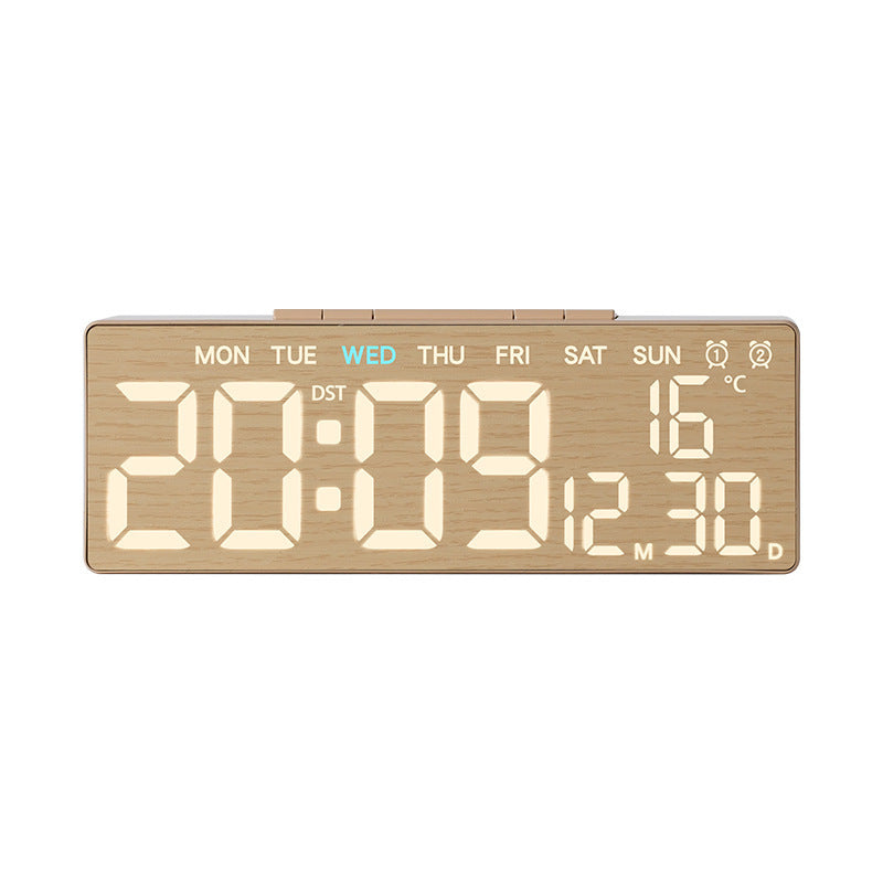 Digital alarm clock with temperature sensor and date display Kalsten