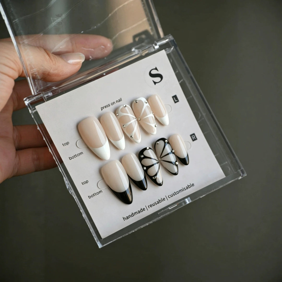 Customizable Artistic Press-On Nail Set