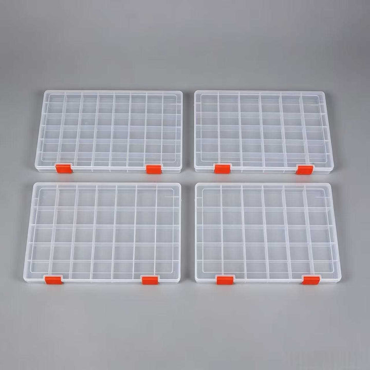 Transparent Multi-Grid Craft Organizer Kalsten