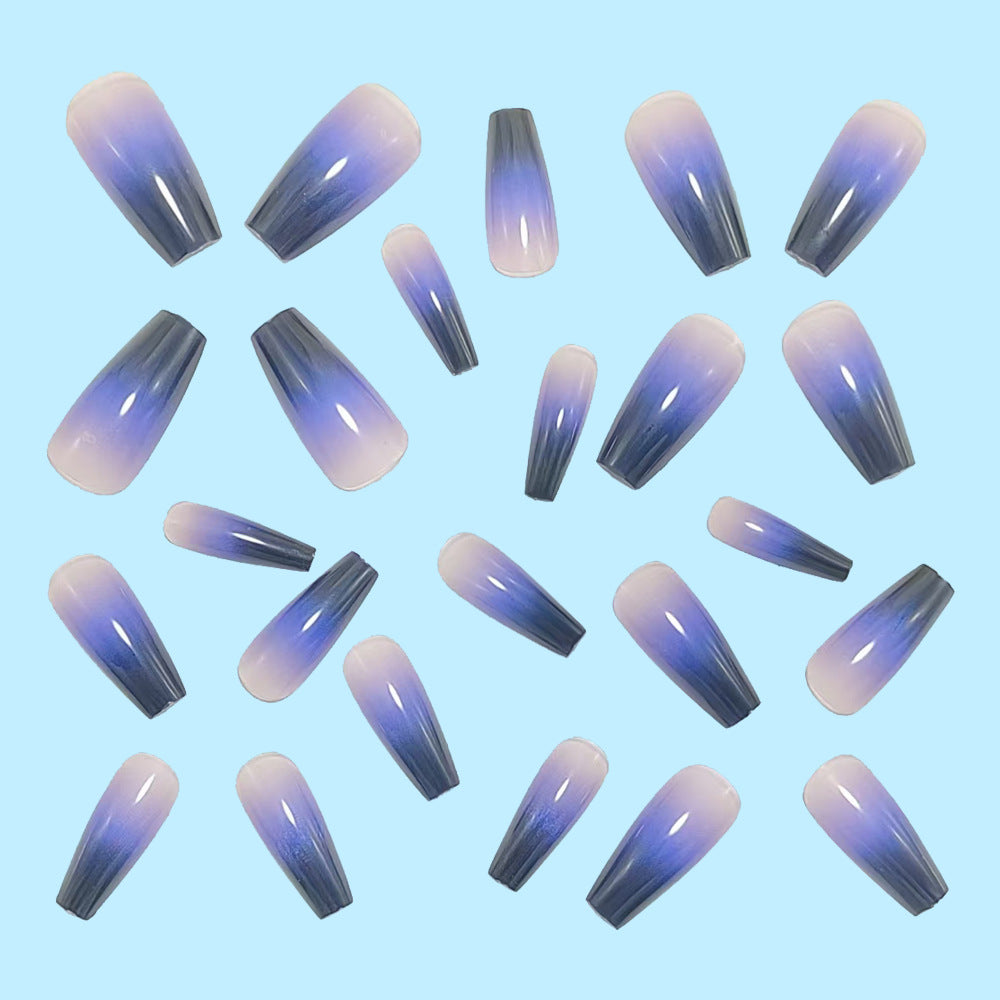 Fashionable artificial nails in elegant ombre design Kalsten