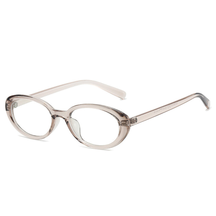Retro-Inspired Cat-Eye Sunglasses with Transparent Frames Kalsten